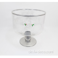 Custom Glass Cake Dome mit Abziehbild